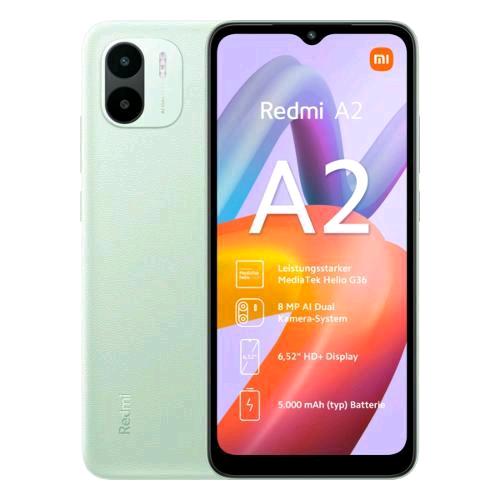 Xiaomi Redmi A2 Dual Sim 6.52" 32Gb Ram 2Gb 4G Lte Italia Green - RMN negozio di elettronica