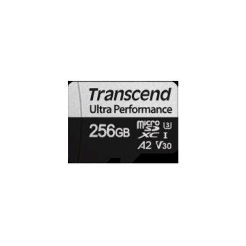 Transcend Memory Card 256Gb Microsd W/ Adapter Uhs-I U3 A2 Ultra Performance - RMN negozio di elettronica