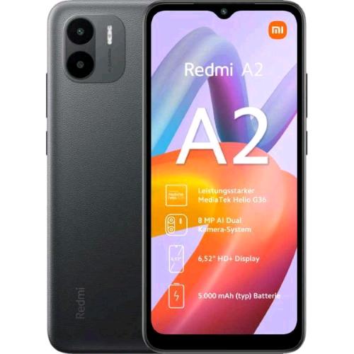 Xiaomi Redmi A2 Dual Sim 6.52" 32Gb Ram 2Gb 4G Lte Italia Black - RMN negozio di elettronica