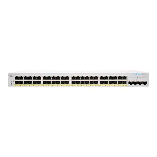Cisco Business 220 Series Cbs220-48P-4X-Eu Switch Gestito L2 -48 X 10/100/1000 (Poe+) + 4 X 10 Gigabit Sfp+ (Uplink) Poe+ (382 W) Montabile Su Rack - RMN negozio di elettronica