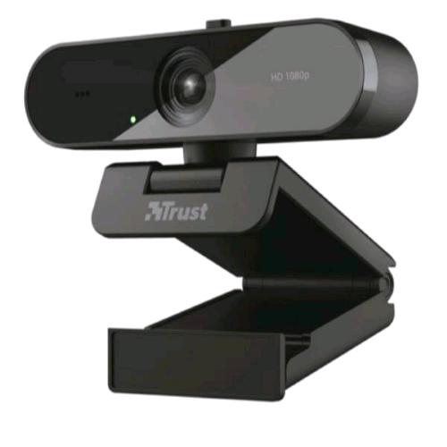 Trust Tw-200 Webcam Full Hd 1080P 30 Fps Zoom Digitale 5X Usb Filtro Privay Nero - RMN negozio di elettronica