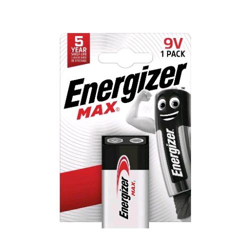 Energizer Max Batteria 9V Alkalina - RMN negozio di elettronica