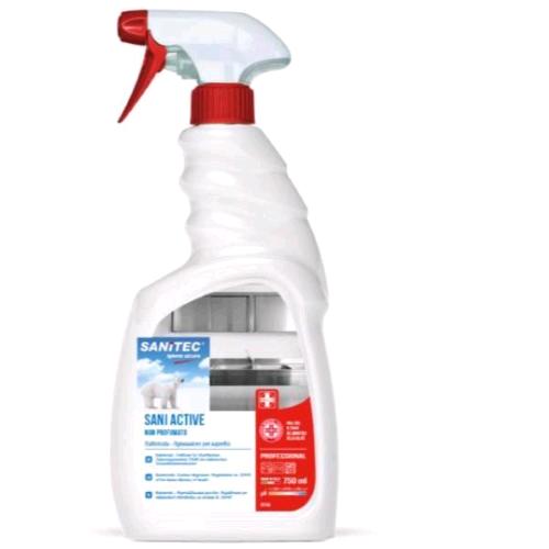 Sanitec Sani Active Sgrassatore Disinfettante Universale Spray Flacone Da 750Ml Conf 6 Pz. - RMN negozio di elettronica