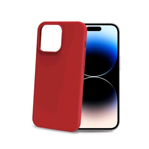 Celly Apple Iphone 15 Pro Cover In Morbido Tpu Con Finiture Soft Touch Red - RMN negozio di elettronica