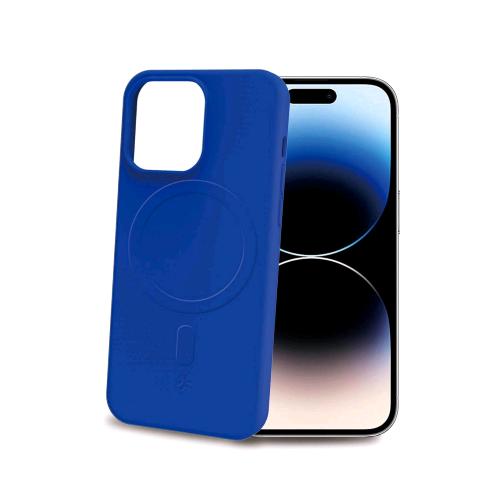 Celly Apple Iphone 15 Pro Cover Cromomag Compatibile Magsafe In Tpu Blu - RMN negozio di elettronica