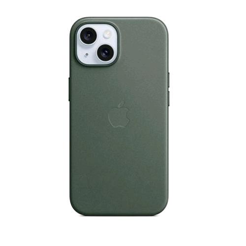 Apple Iphone 15 Custodia Magsafe In Tessuto Finewoven Evergreen - RMN negozio di elettronica