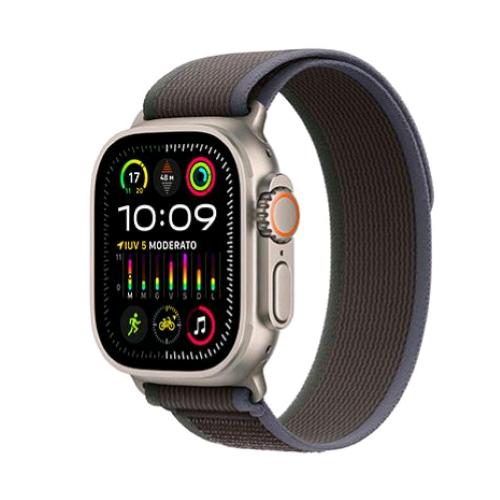 Apple Watch Ultra 2 Gps + Cellular 49Mm Cassa In Titanio Con Cinturino Trail Loop Blue/Black S/M - RMN negozio di elettronica