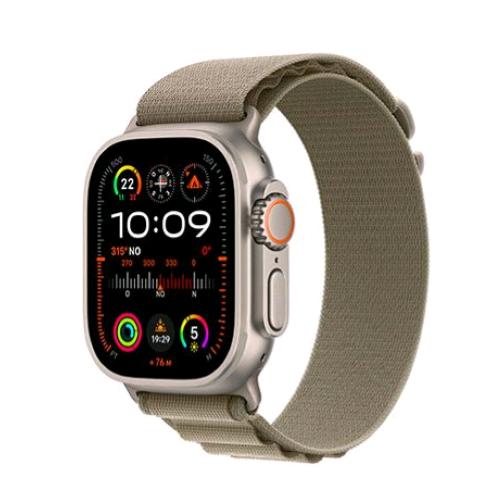 Apple Watch Ultra 2 Gps + Cellular 49Mm Cassa In Titanio Con Cinturino Alpine Loop Olive Small - RMN negozio di elettronica