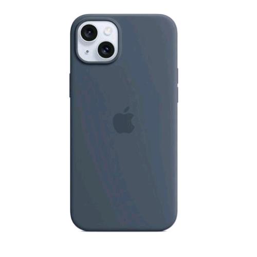 Apple Iphone 15 Plus Custodia Magsafe In Silicone Storm Blue - RMN negozio di elettronica