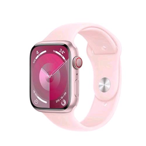Apple Watch Series 9 Gps + Cellular 45Mm Aluminium Case Pink Con Cinturino Sport Band Light Pink M/L - RMN negozio di elettronica