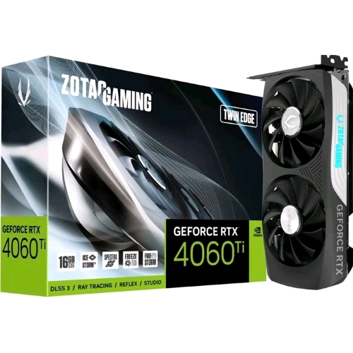 Zotac Gaming Geforce Rtx 4060 Ti Twin Edge Nvidia 16 Gb Gddr6 Pci Express X8 4.0 1 X Hdmi 1 X Displayport - RMN negozio di elettronica