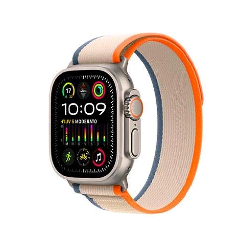Apple Watch Ultra 2 Gps + Cellular 49Mm Cassa In Titanio Con Cinturino Trail Loop Orange/Beige S/M - RMN negozio di elettronica