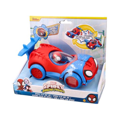 Rei Toys Spidey Flip And Jet Due Veicoli In Uno Da 15 Cm Con Personaggio Non Removibile - RMN negozio di elettronica