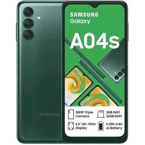 Samsung A047 Galaxy A04S Dual Sim 6.5" Octa Core 32Gb Ram 3Gb 4G Lte Tim Green - RMN negozio di elettronica