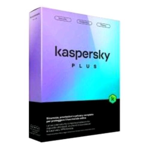 Kaspersky Plus Licenza 3 Dispositivi 1 Anno Box - RMN negozio di elettronica