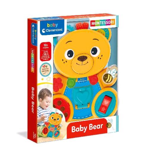 Clementoni Montessori Baby Busy Bear Gioco Educativo Con Elementi In Legno - RMN negozio di elettronica