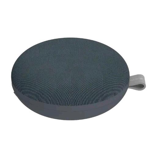 Devia Kintone Speaker Bluetooth Circolare In Tessuto 3W Durata Fino A 2 Ore 400Mah Grigio - RMN negozio di elettronica