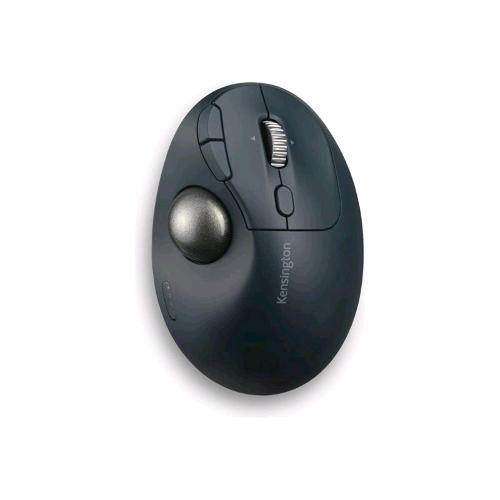 Kensington Pro Fit Ergo Tb550 Trackball Mouse Verticale Ergonomico 9 Pulsanti - Senza Fili Bluetooth 2.4 Ghz Ricevitore Wireless Usb Blu-Grigio Retail - RMN negozio di elettronica