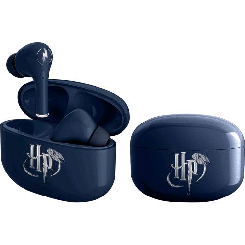 Otl Harry Potter Navy Silver Core Earpods Cuffie Auricolari Bluetooth Con Custodia Di Ricarica Usb-C Blu - RMN negozio di elettronica