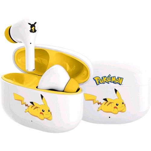 Otl Pokemon Pikachu Yellow White Core Tws Cuffie Bluetooth Con Custodia Di Ricarica - RMN negozio di elettronica