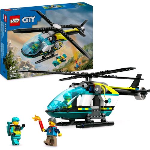 Lego City Elicottero Di Soccorso Di Emergenza Playset Con 2 Minifigure - RMN negozio di elettronica