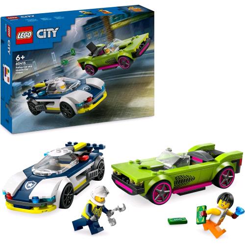Lego City Inseguimento Della Macchina Da Corsa Set Con 2 Modellini Di Auto E 2 Minifigure - RMN negozio di elettronica