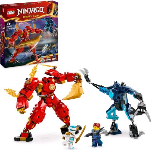 Lego Ninjago Mech Elemento Fuoco Di Kai Con 2 Action Figure Snodabili E 4 Minifigure - RMN negozio di elettronica