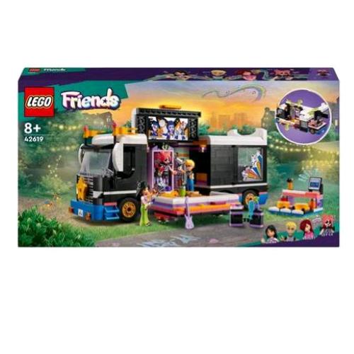 Lego Friends Tour Bus Delle Pop Star Autobus Da Costruire Con 4 Mini Bamboline E Accessori - RMN negozio di elettronica