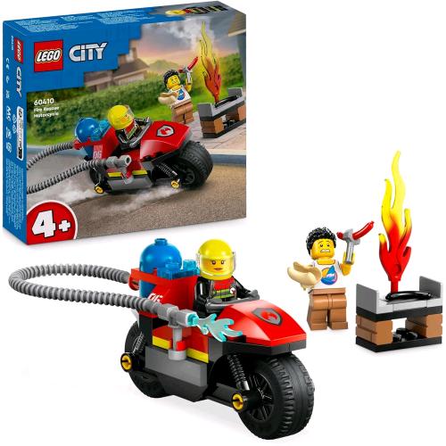 Lego City Motocicletta Dei Pompieri Da Soccorso Con 2 Minifigure Estintore E Barbecue - RMN negozio di elettronica