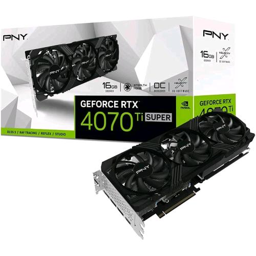 Pny Geforce Rtx 4070 Ti Super 16Gb Oc Led Tf Nvidia Geforce Rtx 4070 Ti Super Gddr6X Triple Fan Pci Express X16 4.0 1 X Hdmi 3 X Displayport - RMN negozio di elettronica