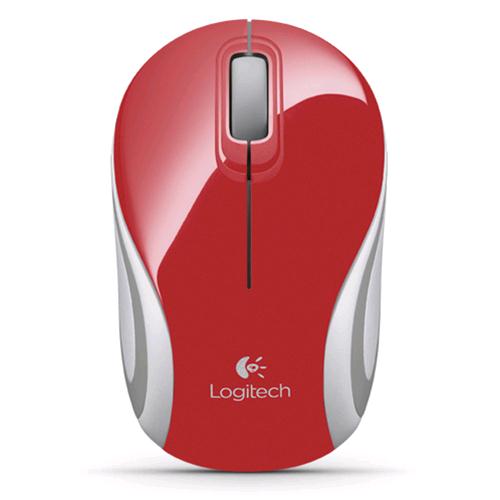 Logitech M187 Mini Mouse Ottico Wireless Rosso - RMN negozio di elettronica