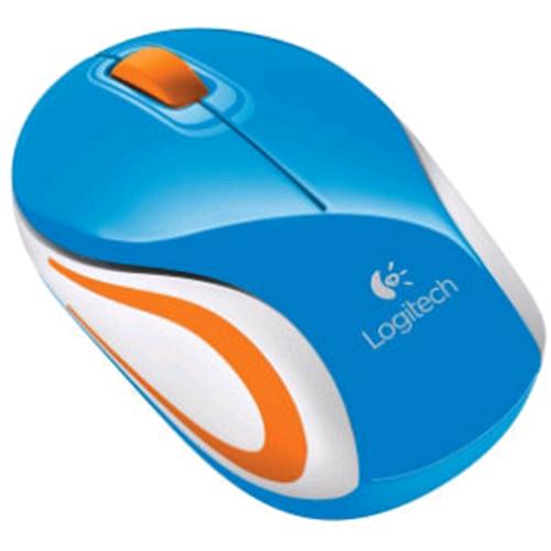 Logitech M187 Mini Mouse Ottico Wireless Azzurro - RMN negozio di elettronica
