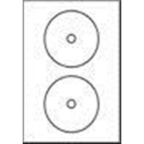 Avery-Zweckform L7676-100 Conf 200 Etichette Per Cd/Dvd Diametro 117 Mm Autoadesive Bianco Opaco - RMN negozio di elettronica