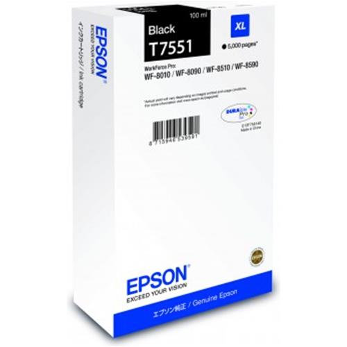 Epson T7551 Cartuccia Nero Per Wf-8Xxx 5.000Pg - RMN negozio di elettronica