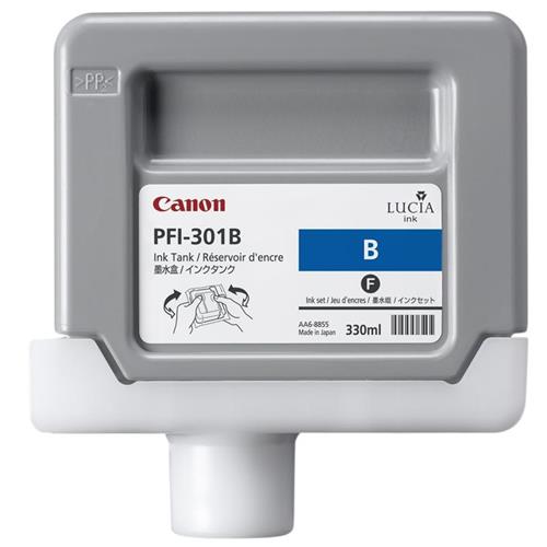 Canon Pfi-301B Serbatoio Blu Per Ipf9Xoo-8Xoo-Serie S 330Ml (1494B001Aa) - RMN negozio di elettronica