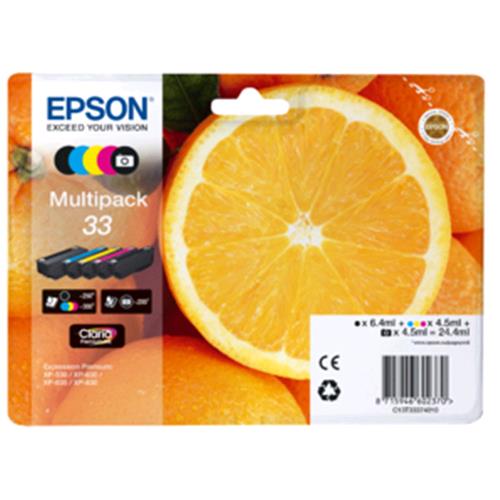 Epson Multipack 33 Confezione 5 Cartucce Nero + Multicolor - RMN negozio di elettronica