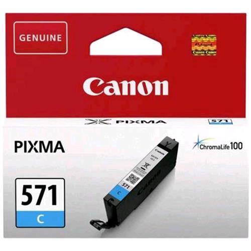Canon Cli-571C Serbatoio Ciano Per Pixma Mg5750-Mg6850-Mg7750 7Ml - RMN negozio di elettronica