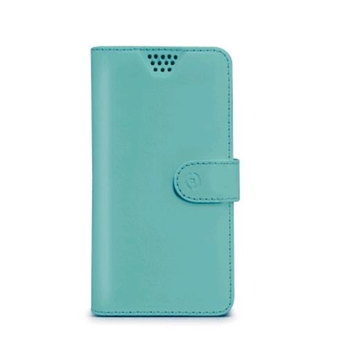 Celly Wallyunixltf Custodia A Portafoglio Per Smartphone Max 5" In Ecopelle Colore Verde Acqua - RMN negozio di elettronica