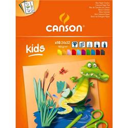 Canson Kids Blocco Da Disegno Cm 24X32 185 Gr Ruvido 10 Fogli Colori Assortiti - RMN negozio di elettronica