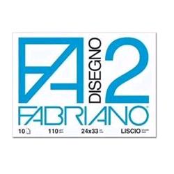 Fabriano F2 Album Da Disegno Cm 33X48 110 Gr Collato Ruvido 12 Fogli Conf 10 Pz. - RMN negozio di elettronica