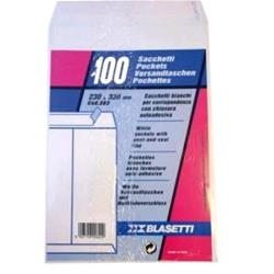 Blasetti Mailpack Buste Di Carta A Sacco Con Strip 230X330 Mm Col. Bianco Conf 100 Pz. - RMN negozio di elettronica