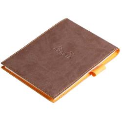 Rhodia Portablocco In Similpelle 10.5X14.8 Cm Con Blocco Note Cioccolato - RMN negozio di elettronica