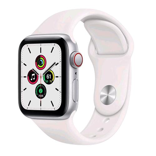 Apple Watch Se Gps + Cellular 40 Mm Cassa In Alluminio Color Argento Con Cinturino Sport Bianco - RMN negozio di elettronica