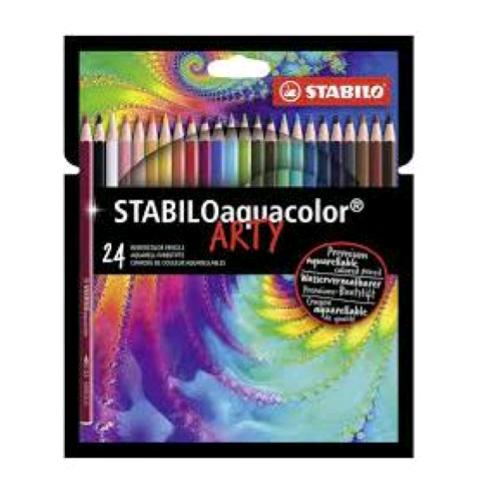 Stabilo Aquacolor Arty Pastelli Acquarellabili Colori Assortiti Conf 24 Pz. - RMN negozio di elettronica