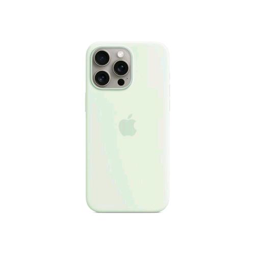 Apple Iphone 15 Pro Max Custodia Magsafe In Silicone Verde Menta - RMN negozio di elettronica